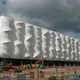 Illustration for article titled Londons Olympics Basketball Stadium Looks Inflatable But Is Actually Recyclable